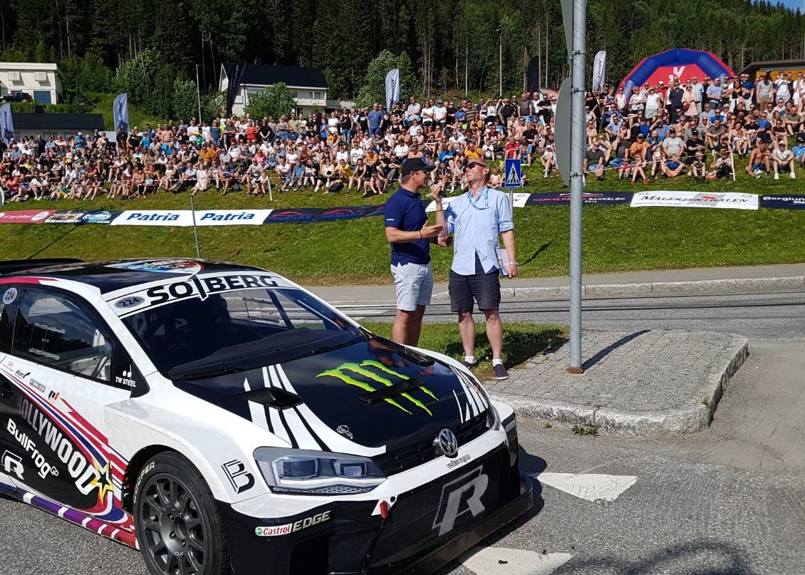 Petter Solberg med bil